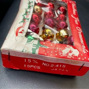 Vintage Miniature Christmas Tree Ornaments Mercury Glass